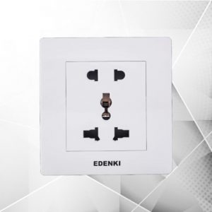 Bộ ổ cắm đôi 3 chấu – EC-005